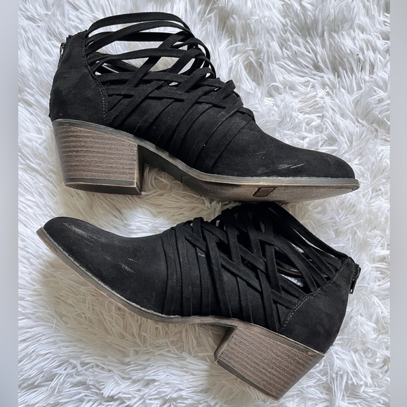fergalicious black ankle boots